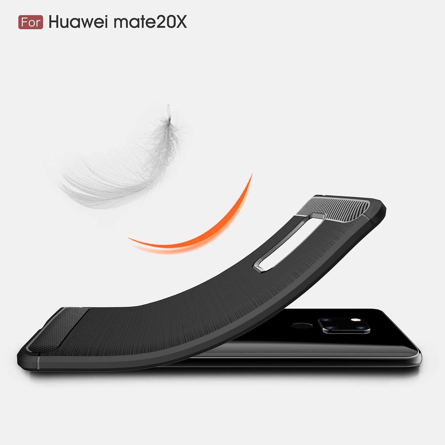 Amazon.co.jp: For Huawei Mate 20 X ケース COKOVI Huawei Mate20 X